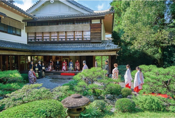 日本庭園挙式